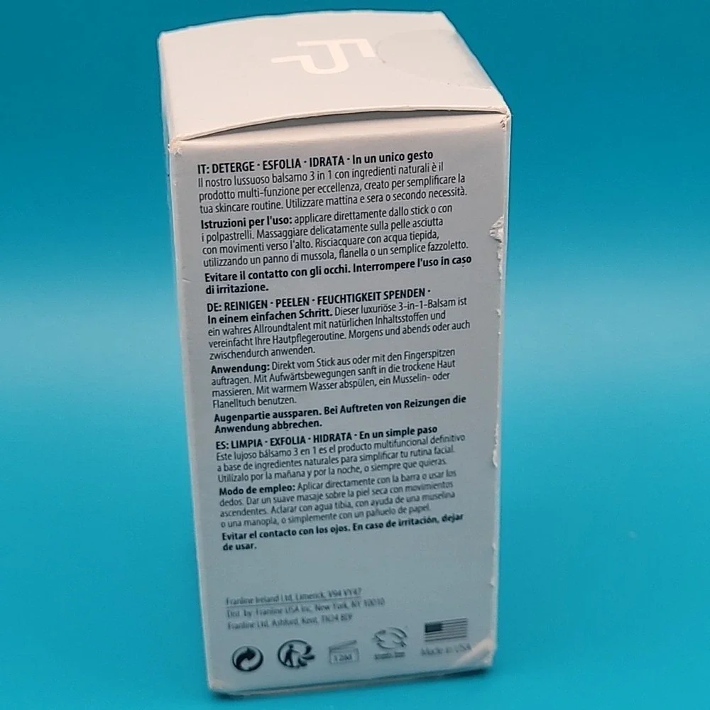 NEW Formulae Prescott Tri-Balm Mini Stick 3in1 Cleanse Exfoliate Moisturize‎ 20g